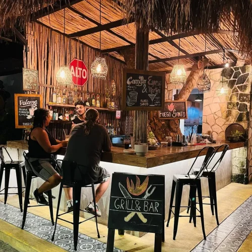 Imagen de un restaurante de carnes en Solidaridad