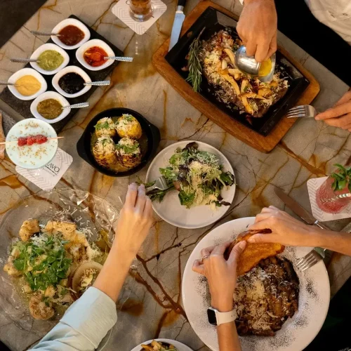 Comida del Restaurante Sanbravo Mérida