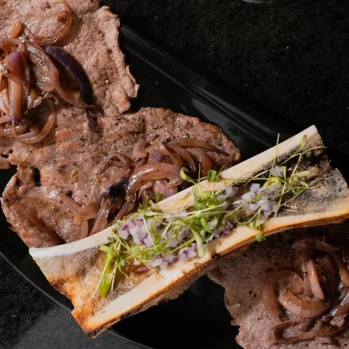 Comida del restaurante Roca Steakhouse en Mérida Yucatán