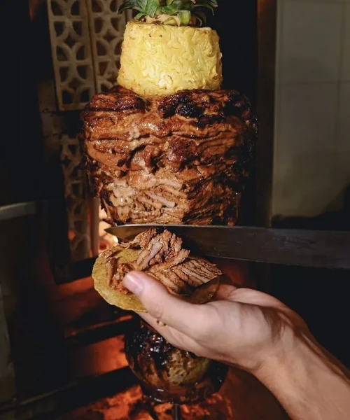 Trompo de pastor en playa del carmen