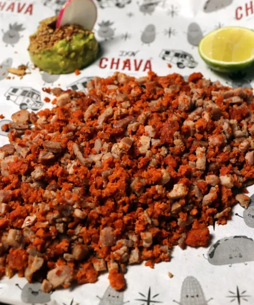 Tabla de carnes de res y chorizo con tortillas calientitas en tacos don chava