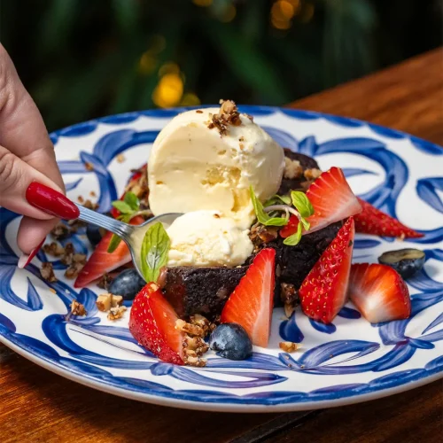 brownie de chocolate mexicano en catrin merida