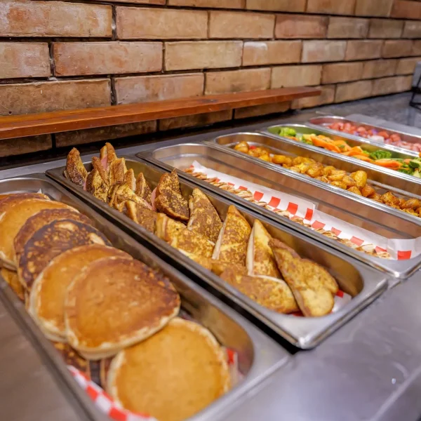 Buffet de desayunos en playa del carmen