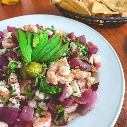 ceviches de camarón en el taco loco, chetumal - rest méxico