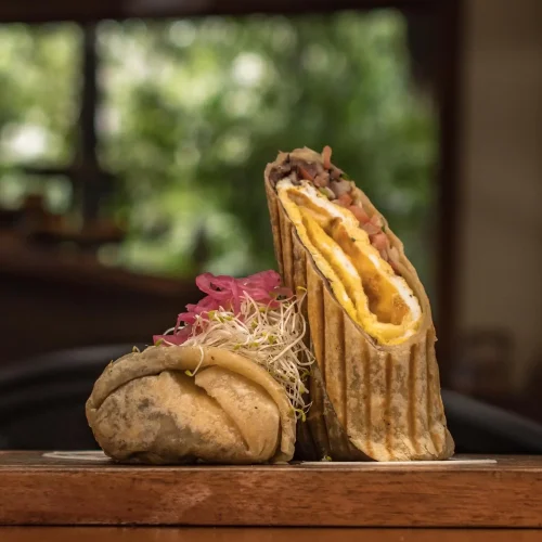 Delicioso burrito mexicano