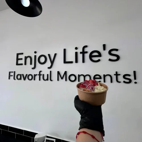 interior de la cafetería guaypop tasty flavours