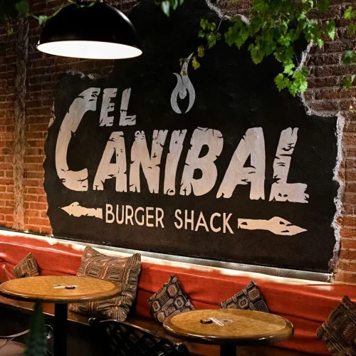 Interior de el caníbal, restaurantes en pachuca zona plateada