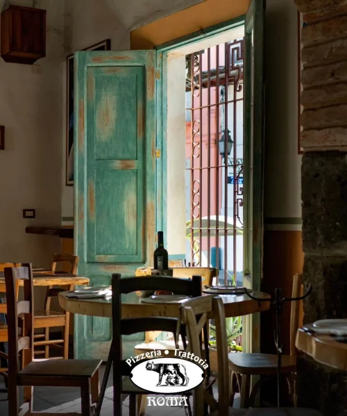 interior del restaurante italiano trattoria roma en coatepec