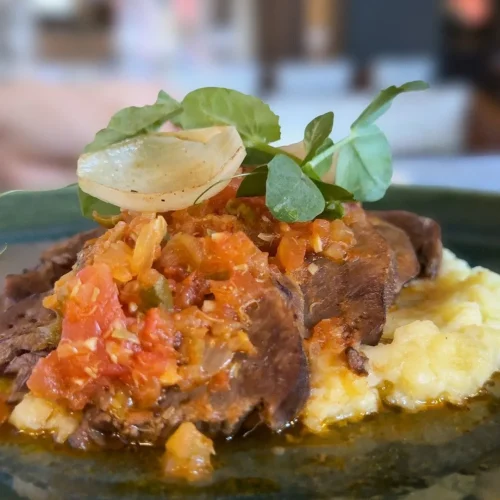 Lengua mechada