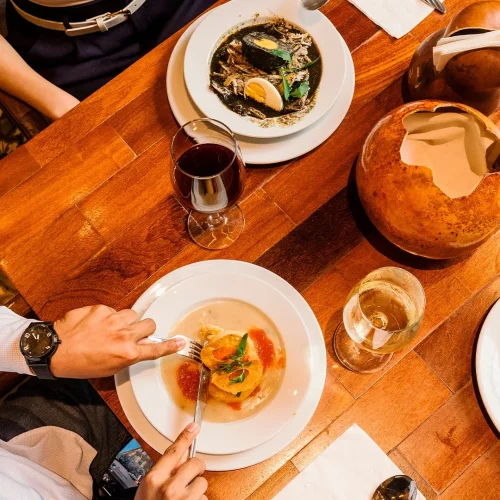 Platillos del restaurante mugy