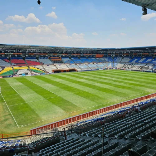 Palco del estadio en el restaurante bife sport bar pachuca