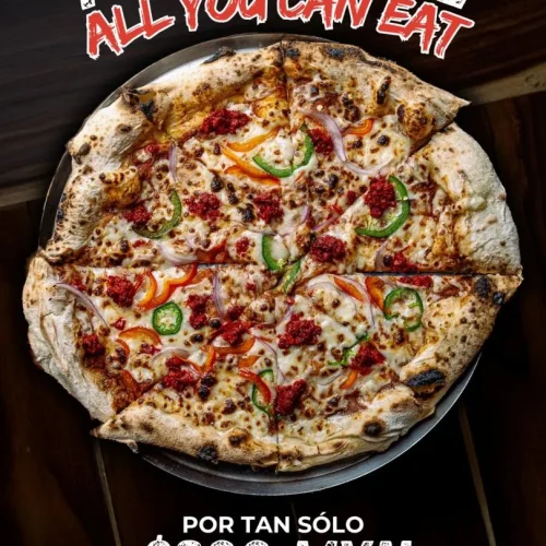 Comida economica en Playa del Carmen Pizza Patio 34 Bar