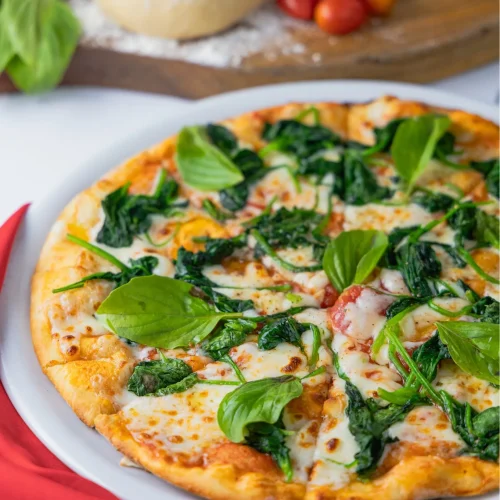 Pizzas vegetarianas en rolandis cancún