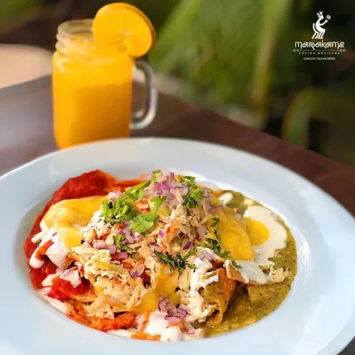 platillo en uno de los mejores restaurantes con buffet en cancún