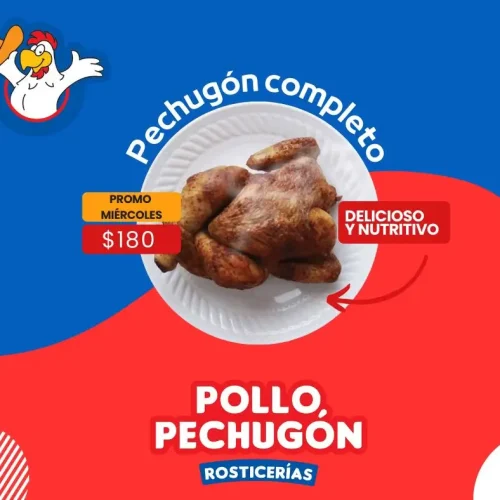 pollo pechugón en playa del carmen
