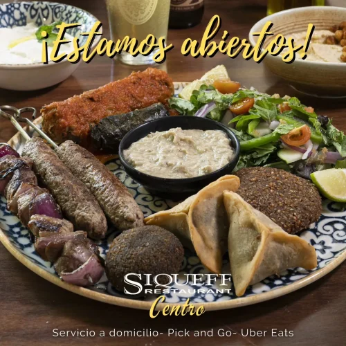 Platillo de res en el restaurante siqueff mérida