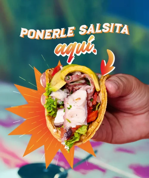 tacos de camaron en el restaurante el timon de cancun