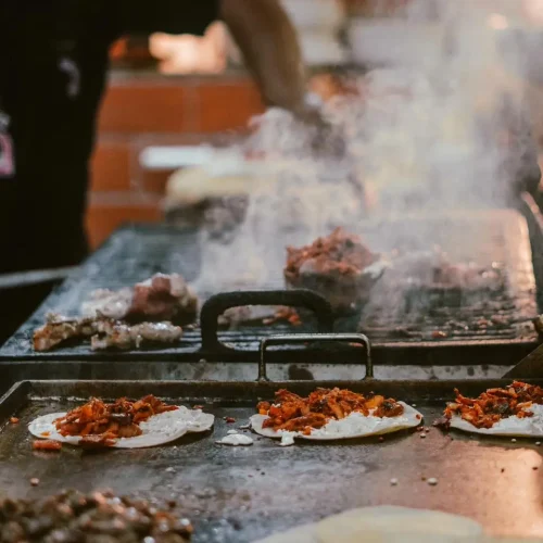 tacos en taquería el fogon playa del carmen