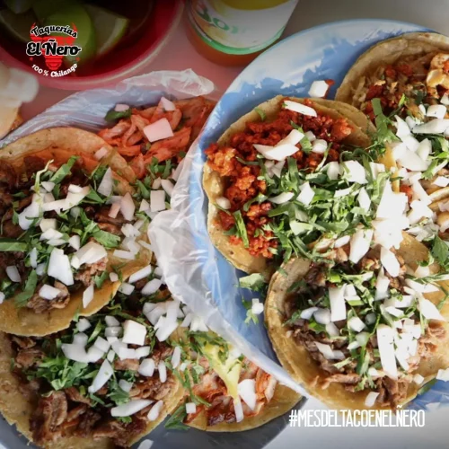 los tacos de la taquería el ñero