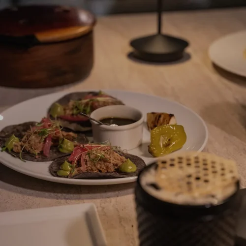 Comida de autor contemporánea en el centro de mérida